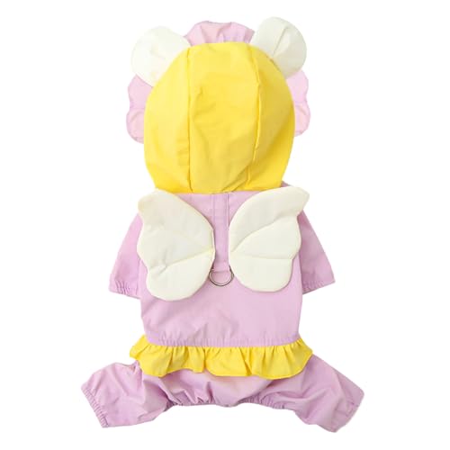 Hunde-Regenmantel, Ponchos, Mantel, 5 Größen zur Auswahl, verstellbarer Haustier-Regenmantel, Regenbekleidung, Spaziergänge und Ausflüge, Haustier-Regenmäntel, Kapuze mit Flügeln Hunde-Regenmantel, Ponchos, Mantel, 5 Größen zur Auswahl, verstellbarer Haustier-Regenmantel, Regenbekleidung, Spaziergänge und Ausflüge, Haustier-Regenmäntel, Kapuze mit Flügeln von KAHDGSS