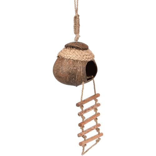 KAHDGSS Delicate Bird House Kokosnüsse Muschel Haustier Eichhörnchen Spielzeug Freien Nest Für Vögel In Garten Oder Balkonen von KAHDGSS