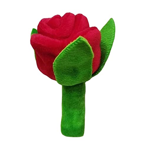 KAHDGSS Gefülltes Hundespielzeug Quietschende Plüsch Rose Blume Welpen Zahnen Spielzeug Interaktives Kauspielzeug für Hunde Verbessert Haustier KAHDGSS Gefülltes Hundespielzeug Quietschende Plüsch Rose Blume Welpen Zahnen Spielzeug Interaktives Kauspielzeug für Hunde Verbessert Haustier von KAHDGSS