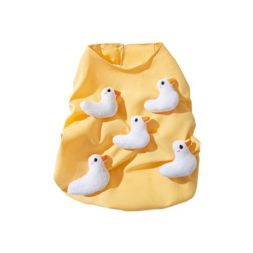 KAHDGSS Hund Frühling Baumwollweste Innen Freien In Kleidung Sweatshirt Outfit Heißes Wetter Und Frühlingswandercamping T Shirt Niedliche Entendesign Hundekleid KAHDGSS Hund Frühling Baumwollweste Innen Freien In Kleidung Sweatshirt Outfit Heißes Wetter Und Frühlingswandercamping T Shirt Niedliche Entendesign Hundekleid von KAHDGSS