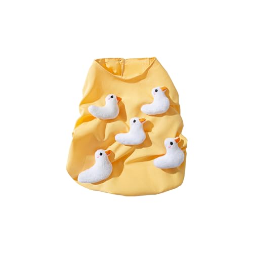 KAHDGSS Hund Frühling Baumwollweste Innen Freien In Kleidung Sweatshirt Outfit Heißes Wetter Und Frühlingswandercamping T Shirt Niedliche Entendesign Hundekleid KAHDGSS Hund Frühling Baumwollweste Innen Freien In Kleidung Sweatshirt Outfit Heißes Wetter Und Frühlingswandercamping T Shirt Niedliche Entendesign Hundekleid von KAHDGSS