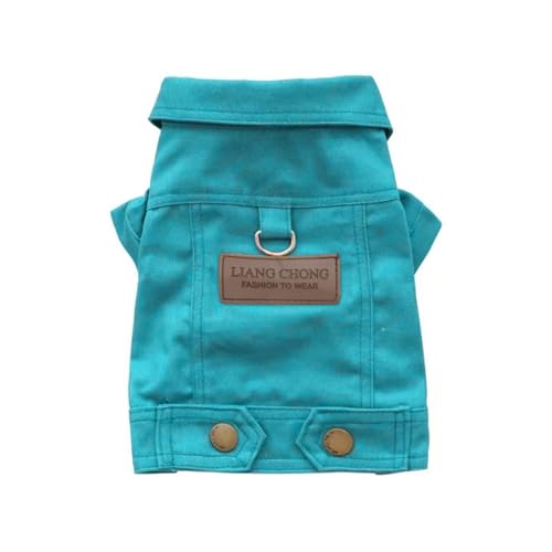 Maschinenwaschbare Hundekleidung, Denim-Mantel mit Schnalle, Jeansjacken für kleine und Welpen, waschbar Maschinenwaschbare Hundekleidung, Denim-Mantel mit Schnalle, Jeansjacken für kleine und Welpen, waschbar von KAHDGSS