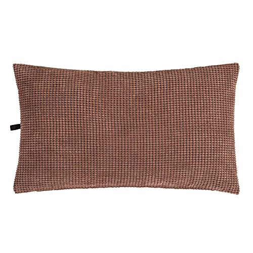 KAHU Hundebett beidseitig verwendbar I weiche Hundematte für Hunde und Katzen im Chenille Design I Hundekissen mit abnehmbaren u. waschbaren Flauschigen Bezug I Größe: 60 x 100 cm I Farbe: Braun von KAHU