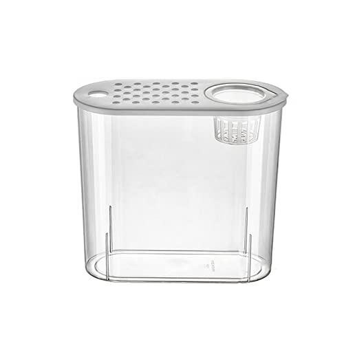 Desktop-Aquarium-Tisch, Aquarium, für Desktop-Dekoration, transparent, Hydrokultur-Pflanzen-Terrarium von KAKASEA