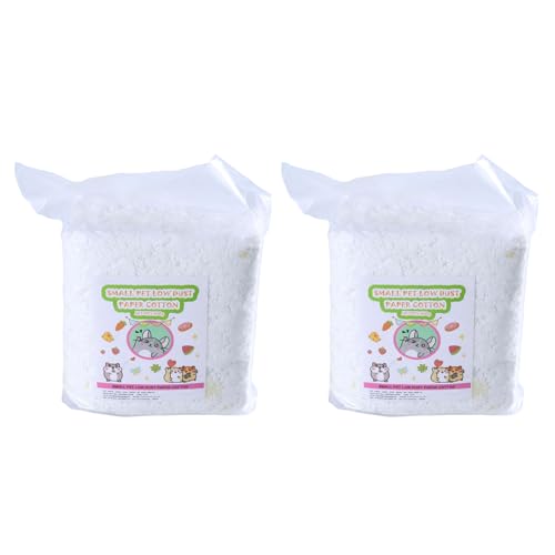 KAKASEA 450 g Naturpapier für kleine Haustiere mit Geruchskontrolle, Papiereinstreu, Kaninchen, Hamster von KAKASEA