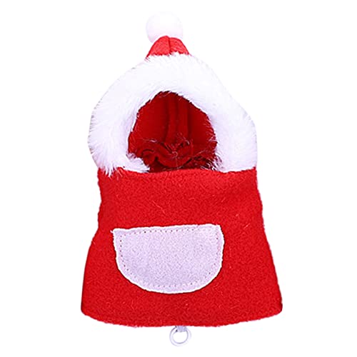 KAKASEA Weihnachtsvögel Kleidung Winter Warm Papageien Kleidung Weich Dress Up für Sittiche Nymphensittiche Festival Kostüm von KAKASEA