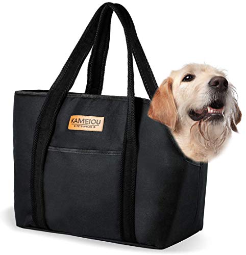 Faltbare Hundetragetasche für kleine hunde tragetasche hund Haustiertragetasche Transporttasche Transportbox Oxford Gewebe mit Schultergurt Faltbare Hundetasche Hundetragetasche Travel Tote Haustiere von KAMEIOU