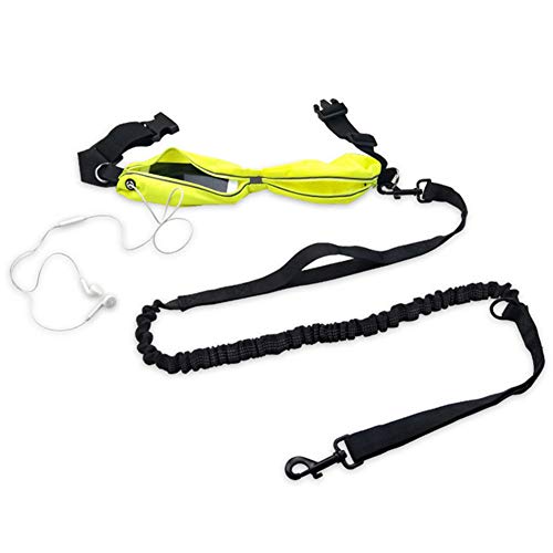 Hundeleine Kleine Hund Joggingleine Hunde Hand Free Dog Walking Belt Trainingsleitung für Hunde Slip Lead für Hunde Leine für große Hunde Green von KANKOO