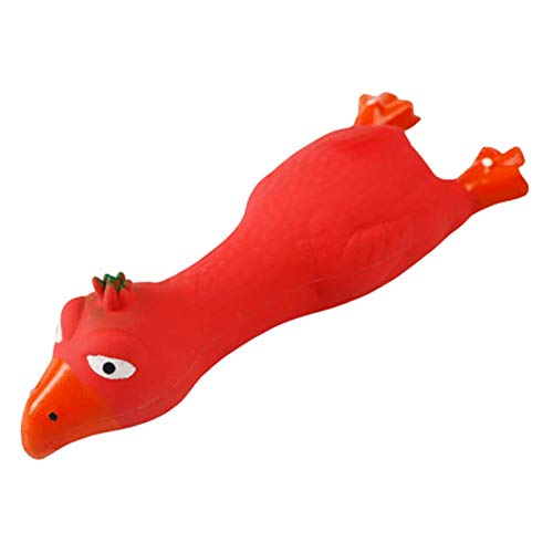 KANKOO Haustier Spielzeug Hunde Quietschspielzeug Pet Play Toy Molares Hundespielzeug Hundezahnreinigung Spielzeug Hund interaktives Spielzeug red von KANKOO