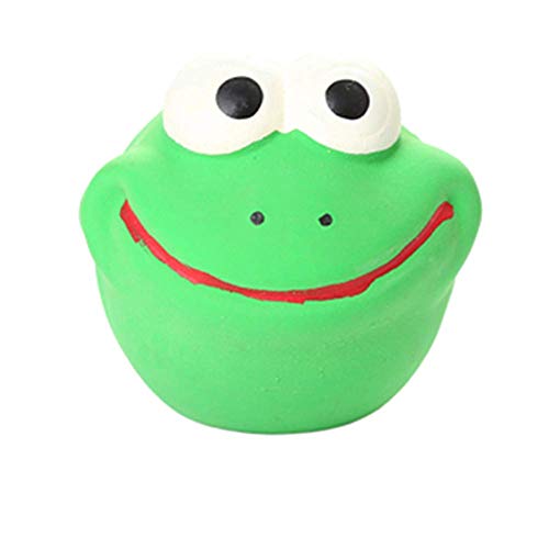 KANKOO Welpenspielzeug Spielzeug Für Hunde Pet Play Toy Hundespielzeug für kleine Hunde Haustier interaktives Spielzeug Spielzeug für Hunde, die kauen Frog von KANKOO