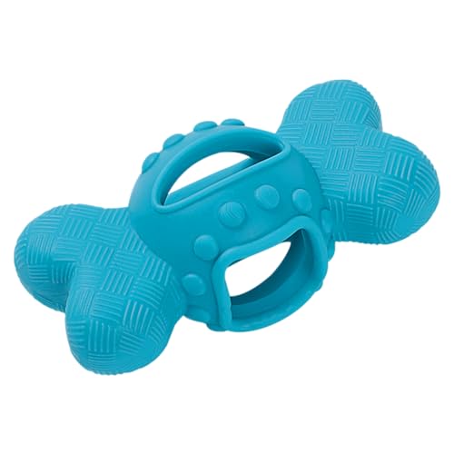 KARFRI Hundeknochenspielzeug, langlebiges Hundekauspielzeug mit Speckduft, Haustierspielzeug zur Zahn- und Zahnfleischreinigung, interaktiver Kätzchen-Gummiknochen, Schwerer Hundekauartikel für von KARFRI