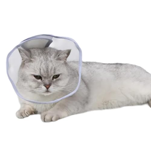 Haltbarkeit und Flexibilität Erholungshalsband stoppt Lecken speziell für Katzen, bietet langfristige Unterstützung, postoperatives Kegelhalsband für Hunde nach Operationen, Katzenkegelhalsband, von KASFDBMO