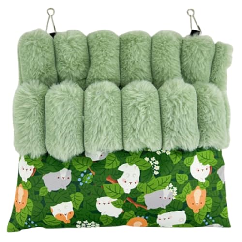 KASFDBMO Frettchen Papagei Nager Hängematte Plüsch Nest Verstecke Käfig Zubehör Spielzeug Bett für Kleintiere Hamster Igel Rest KASFDBMO Frettchen Papagei Nager Hängematte Plüsch Nest Verstecke Käfig Zubehör Spielzeug Bett für Kleintiere Hamster Igel Rest von KASFDBMO
