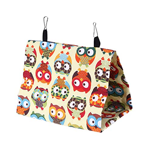 KASFDBMO Papageien-Hängematte Happy Hanging Canvas Zelt Bett Höhle Haus Kleintiere Versteck für Hamster Conure KASFDBMO Papageien-Hängematte Happy Hanging Canvas Zelt Bett Höhle Haus Kleintiere Versteck für Hamster Conure von KASFDBMO