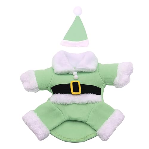 KASFDBMO Weihnachtshund Santa Kostüm Und Set Für Kleine Katzen Hundefest Fotografie Bodysuit Party Tating Pet Outfit von KASFDBMO