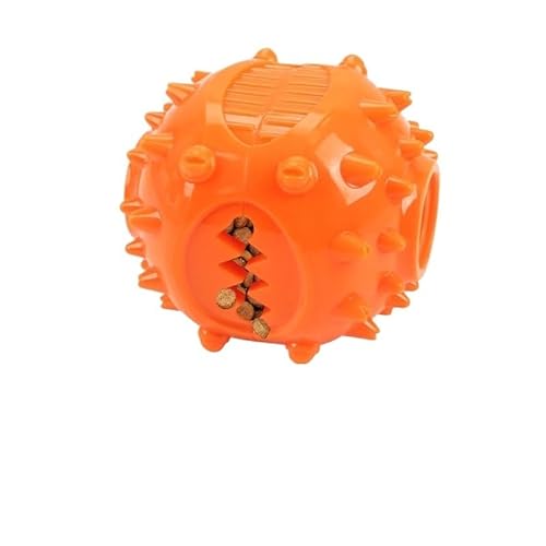 Food Dispenser Dog Toys Dog Puzzle Feeding Balls Interactive Slow Feeder Toys Unwind Interactive Dog Toys Pet Dog Chew Toys For Small Medium Cats & Dogs Interactive Toys Anxiety Relief Teething(Orange von KCHYCV