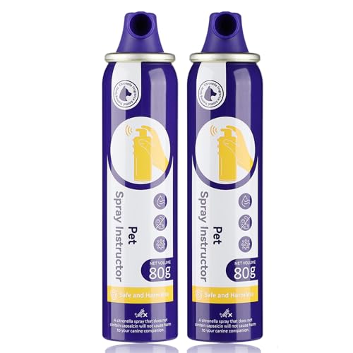 KDSZJDV Spray Dog Corrector Trainer 2 Pack Corrector Spray for Dogs to Stop Barking, Food Stealing, Attacks & Unerwünschtes Hundeverhalten, Sicher Humane Effektiv von KDSZJDV