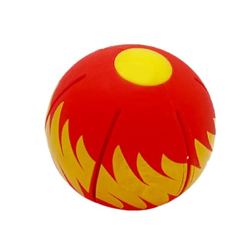 KEALBAUS D-1 PCS Hunde Spielzeug Fliegende Untertasse Ball Haustier Spielzeug Verformung UFO Spielzeug Outdoor Training Interaktives Werfen Spielen DISC von KEALBAUS