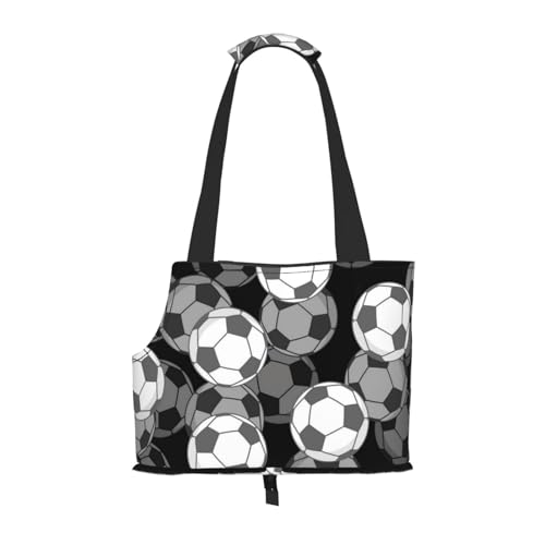 Sport Team Spiel Fußball, Weiche Reise-Tragetasche für Haustiere, Handtasche, tragbare Schultertasche für kleine Haustiere von KEDDJI