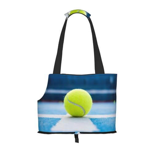 Tennisball-Malerei, Weiche Reise-Tragetasche für Haustiere, Handtasche, tragbare Schultertasche für kleine Haustiere von KEDDJI