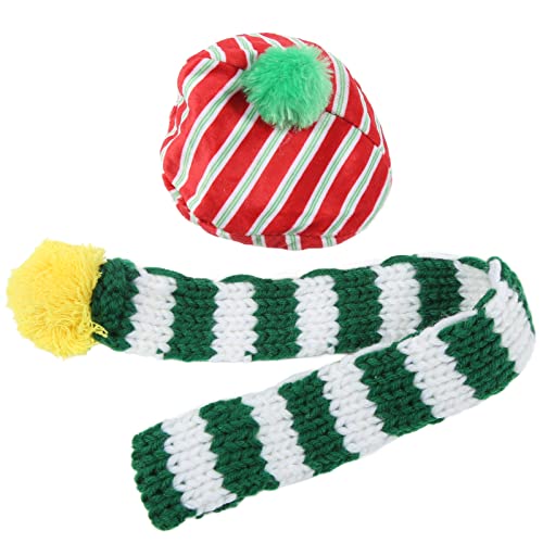 Hunde Strickmützen Set, Hundemütze und Schal Set, Hund, Weihnachten, Bezauberndes Strickmützen Set für Haustiere, Katzen, Hunde, Kleine, Mittelgroße und Große Hunde (S) von KENANLAN