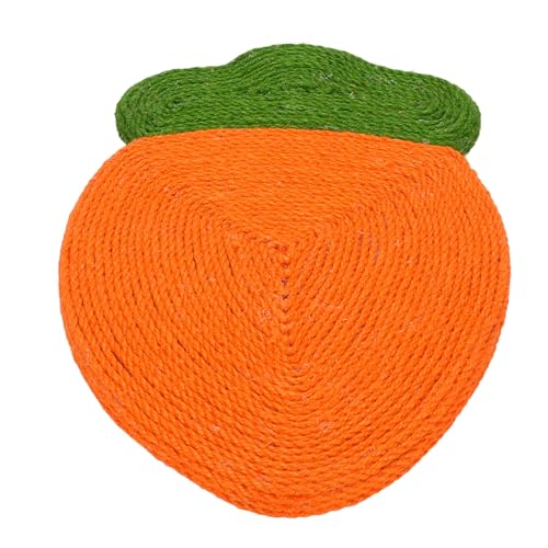 KENANLAN Kratzmatte für Katzen aus Jute, Karottenförmige, Wandmontierte Kratzmatte für den Innenbereich, Lustiger Saugnapf KENANLAN Kratzmatte für Katzen aus Jute, Karottenförmige, Wandmontierte Kratzmatte für den Innenbereich, Lustiger Saugnapf von KENANLAN