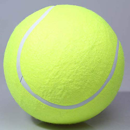 KENANLAN Riesentennisball Pet Kauen Spielzeug,24CM Hundespielzeug Bälle Robust Pet Tennis Ball,Durchmesser Hund Chew Spielzeug Pet Ball Spielzeug Riesen Tennis Ball (Gelb) von KENANLAN