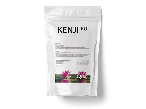 KENJI KOI KH/pH+ 2,5kg Effektive und schnell KH-Wert und PH Wert stabilisieren | KH/PH Buffer | KH Stabil | PH Stabil | Teichpflege von KENJI KOI