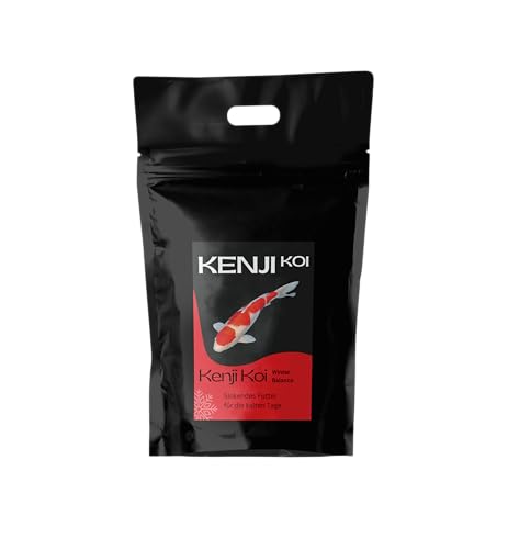 KENJI KOI Winter Balance 5kg 3mm - Sinkendes Koifutter Winter - Koifutter Frühjahr, Herbst, Winter | KENJI KOI Winterfutter - sinkendes Fischfutter von KENJI KOI