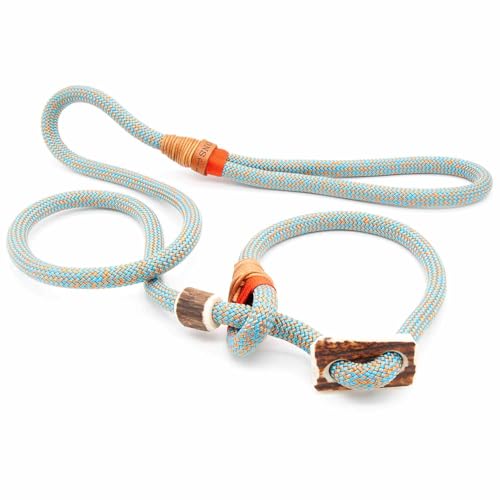 Retrieverleine 10 mm Elegant | Gulf Dream 100 cm von KENSONS for dogs