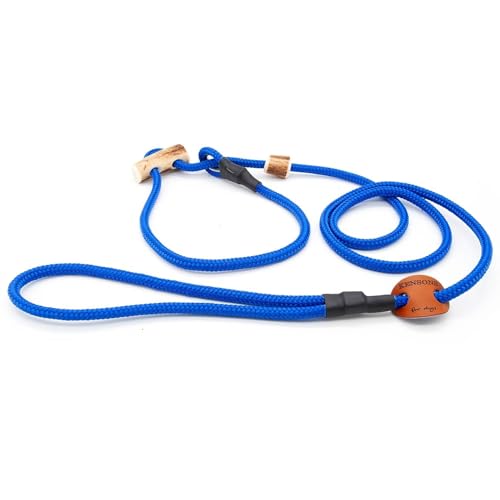 Retrieverleine 6 mm Sporty | Steel Blue 180 cm von KENSONS for dogs