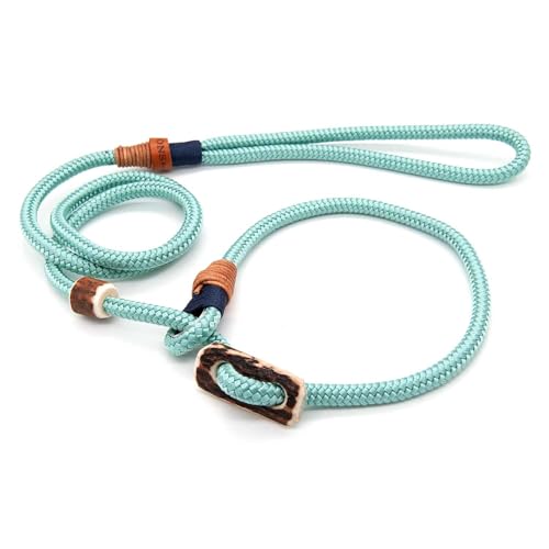 Retrieverleine 8 mm Elegant | Mint Slate 200 cm von KENSONS for dogs