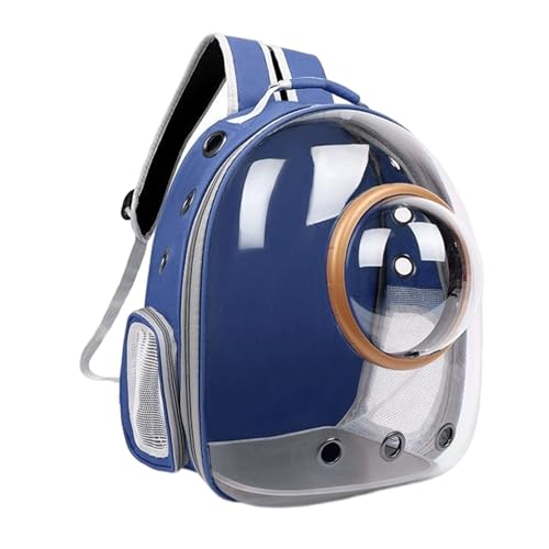 Clear Cat Backpack Carrier, Pet Carrier Backpack for Large Cat, Air Circulation Design Cat Carrier Rucksack, Waterproof Cat Bag, Scratch Resistant Pet Backpack Carrier for Cat Puppy Small Dogs von KERALI