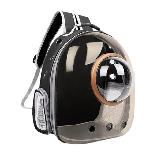 Clear Cat Backpack Carrier, Pet Carrier Backpack for Large Cat, Air Circulation Design Cat Carrier Rucksack, Waterproof Cat Bag, Scratch Resistant Pet Backpack Carrier for Cat Puppy Small Dogs von KERALI