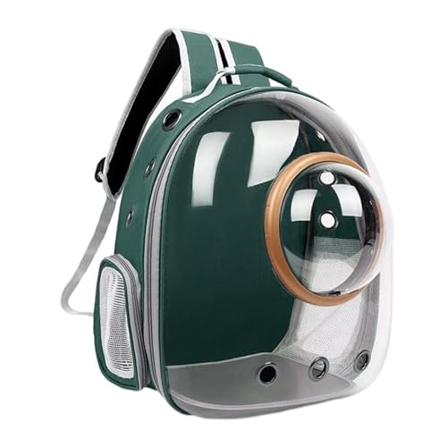 Clear Cat Backpack Carrier, Pet Carrier Backpack for Large Cat, Air Circulation Design Cat Carrier Rucksack, Waterproof Cat Bag, Scratch Resistant Pet Backpack Carrier for Cat Puppy Small Dogs von KERALI