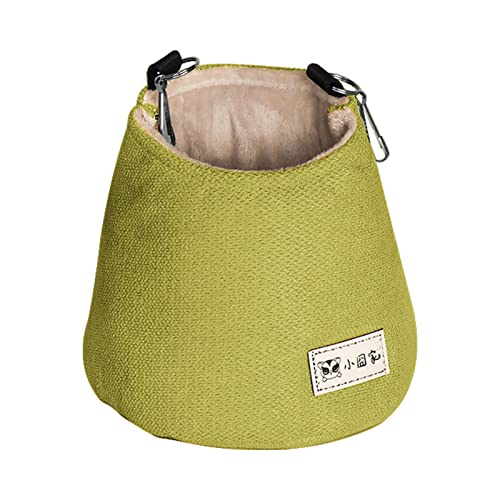 KERALI Sugar Glider Pouch, weiches Tuch Eichhörnchen Baumwolle Nest, warmes Schlafbett für Zucker, Haustiergleiter Kleintierkäfig Schlafsack, abnehmbarer Kleintierkäfigschlafsack für Reisen und von KERALI