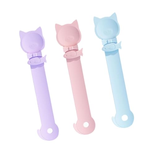 KESOTO 3Pcs Katze Feeder Löffel Katze Leckerli Löffel Katze Stick Dispenser Werkzeug Katze Streifen Löffel von KESOTO