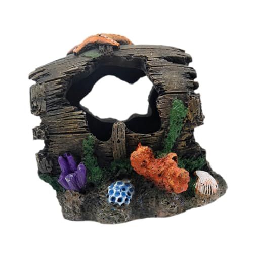 KESOTO Aquariumdekoration Statue Realistic Hiding Place Crafts Aquarium Ornament von KESOTO