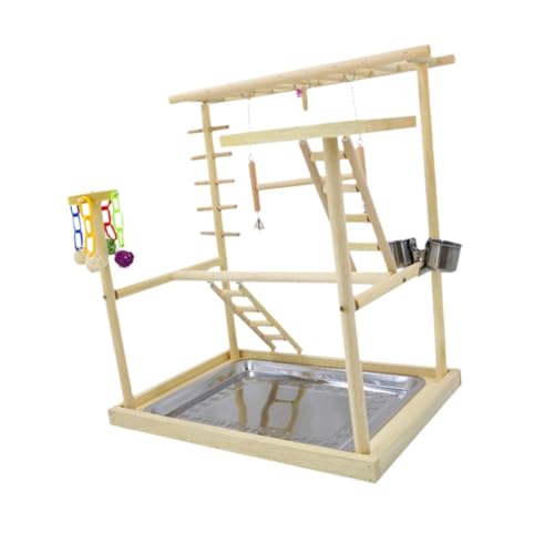 KESOTO Bird Playground Activity Center Bird Play Stand für Kakadu Sittiche Darle von KESOTO