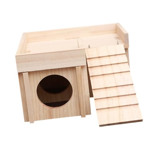 KESOTO Hamster Maze Wood House Kabine Exploration Spielzeug für Maus Hamster Chinchilla von KESOTO