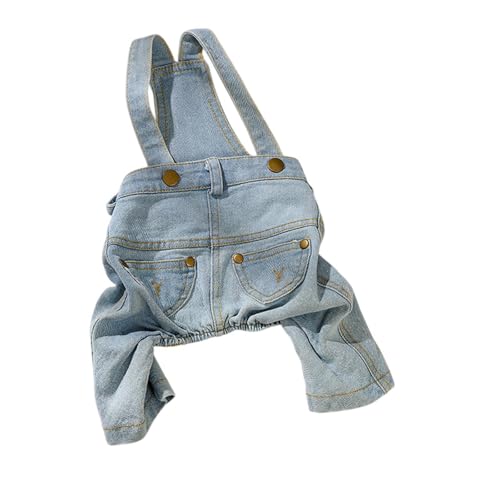 KESOTO Hund Overall Denim für Partys Und Outdoor Aktivitäten, M von KESOTO