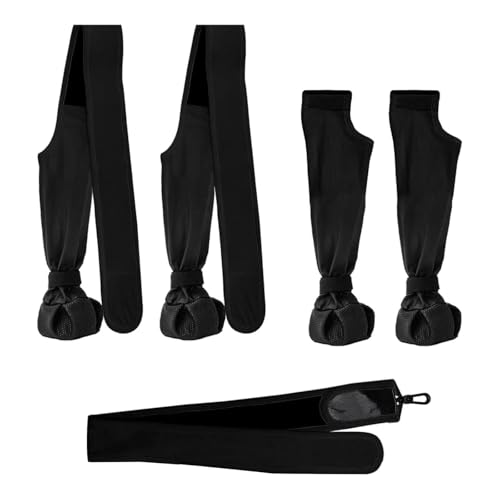 KESOTO Hunde Hosenträgerstiefel, rutschfeste Hundeschuhe, Niedliche, Bequeme, wasserdichte Hundestiefel, Leggings, Hundepfotenabdeckung für Hartböden Im Inne, L von KESOTO