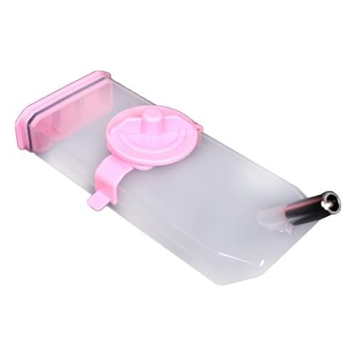 KESOTO Hundewasserflasche, Zwinger-Trinker, Feeder, hängender Hundewasserspender, Haustier-Zwinger-Spender, Trinker für Welpen, 480ml Rosa von KESOTO