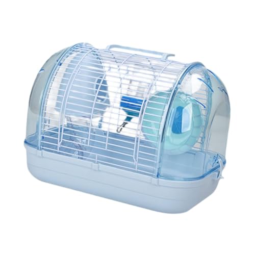 KESOTO Käfig für Kleintiere, Haustier Transportbox, Hamsterunterkunft, Chinchillahaus für Rennmäuse Und Mäuse, Blau von KESOTO