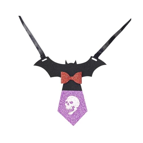 KESOTO Katze Hund Halloween Bandana Schal Krawatte Haustier Lätzchen niedlich für Cosplay Parteien Zubehör, Style A von KESOTO