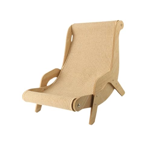 KESOTO Katzen-Sisal-Loungesessel, Katzenhängematte für Hauskatzen, Haustiermöbel, stabiles, erhöhtes Katzenbett für Kätzchen, Katzen, Hunde und Haustiere, l von KESOTO