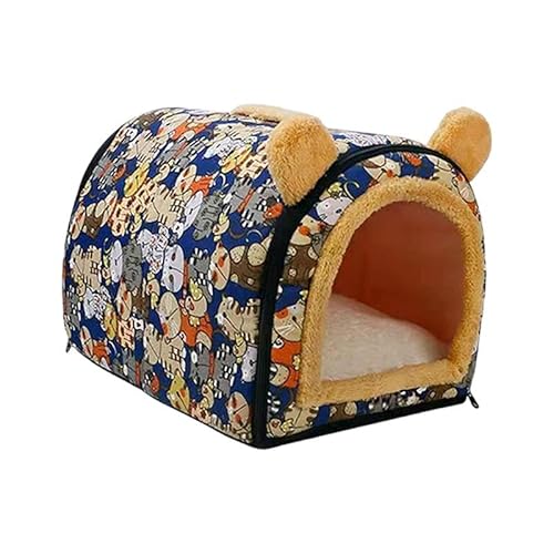KESOTO Katzenbett für Drinnen, Nest für Kätzchen, Hundezelt für Den Innenbereich, Höhlenstruktur, Blau KESOTO Katzenbett für Drinnen, Nest für Kätzchen, Hundezelt für Den Innenbereich, Höhlenstruktur, Blau von KESOTO
