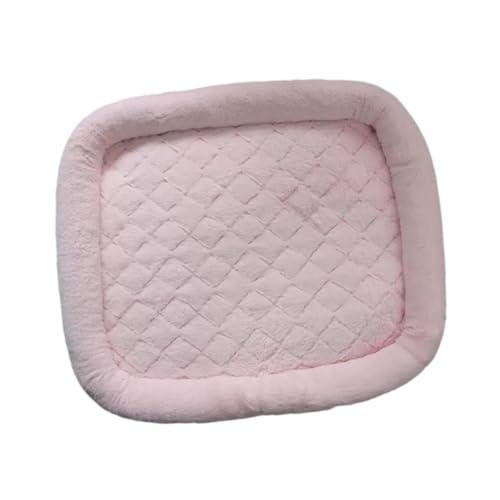 KESOTO Katzenbett mit Wärmefunktion, rutschfeste Unterlage für Innen Und Außen, Tiermatte für Kätzchen Und Welpen 26 X 22 Zoll, Rosa von KESOTO