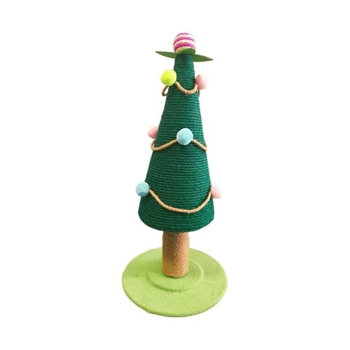 KESOTO Katzenkratzbäume für Hauskatzen Katzenkratzbaum Katzenspielzeug Weihnachtsbaum für Katzen, L von KESOTO