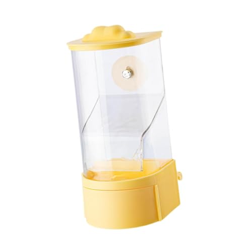 KESOTO Kein Messvogel -Käfig -Feeder -Papageifutter Feeder Feeder Food Container Cage Accessoires für Finch, Gelb von KESOTO